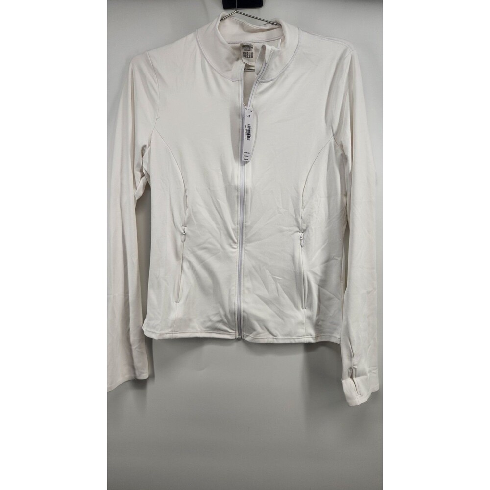 Victoria's Secret Women's Large White Relay‎ Full Zip Jacket NWT